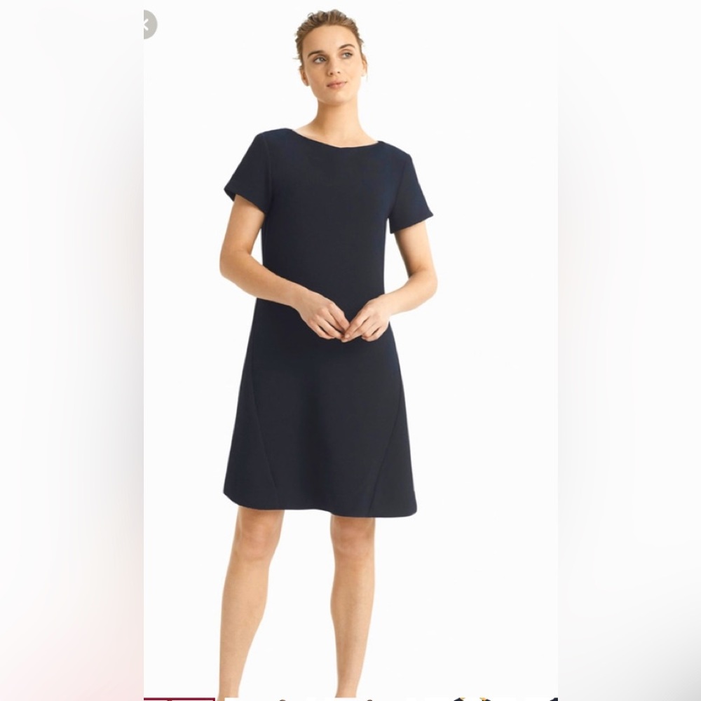 MM LaFleur Eliza Dress Navy Blue